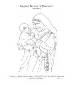 Mother Teresa Coloring Page