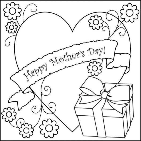 Mothers Day Coloring Pictures Printable Mothers Day Coloring Pages 600x600 Mothers Day Coloring Pictures Printable Mothers Day Coloring Pages