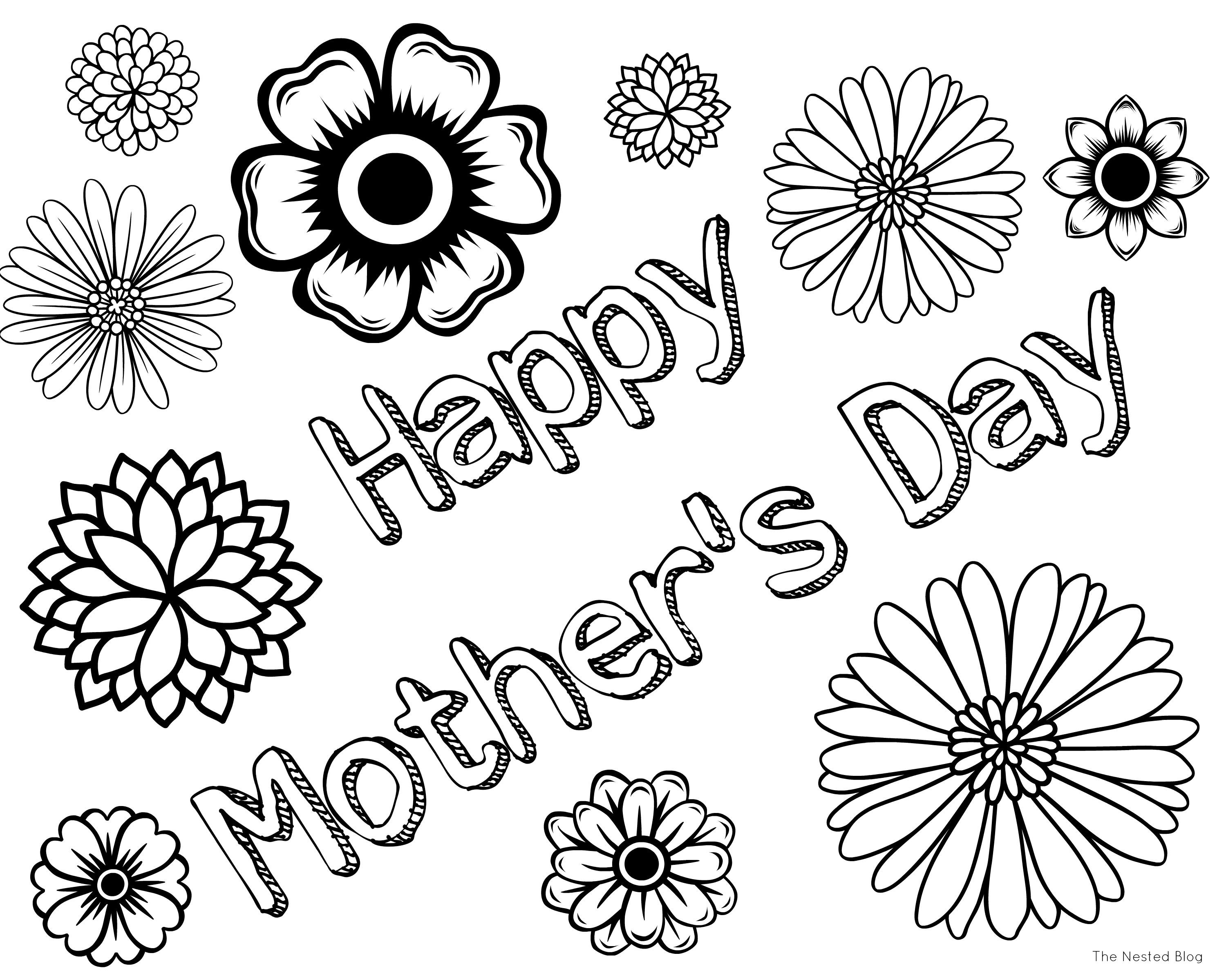 3000x2400 Happy Mothers Day Nana Coloring Pages New Coloring Happy Mothers