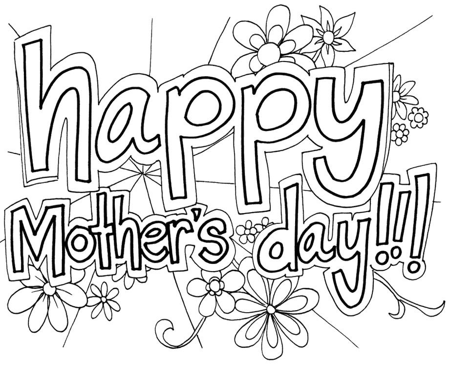 919x749 Card Mother's Day Coloring Page For Kids I Will Suvive Mothers