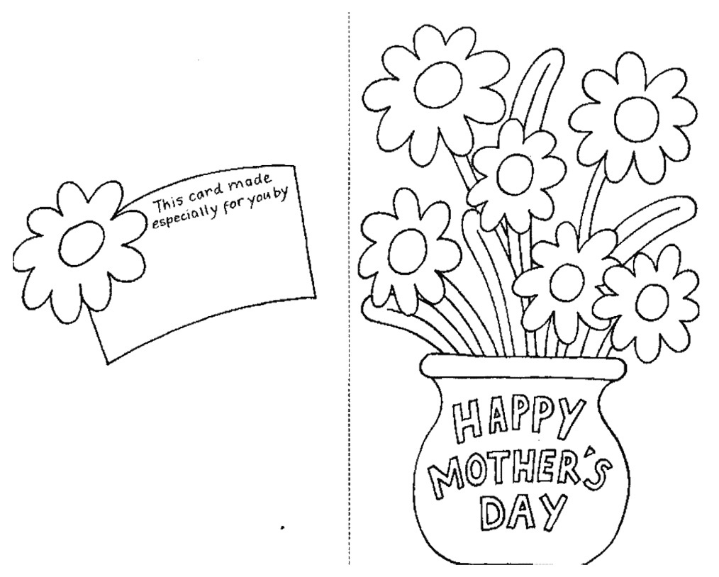 1014x814 Coloring Pages For Mothers Day
