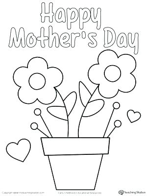 300x400 Mothers Day Coloring Pages For Toddlers Happy Mothers Day Coloring