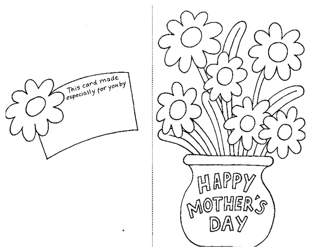 1024x814 Free Kindergarten Mothers Day Coloring Pages Best Pictures Cards