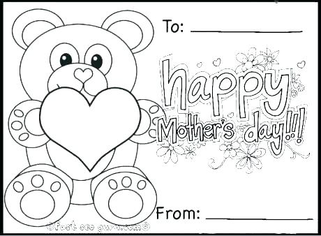 460x338 Coloring Page Mothers Day