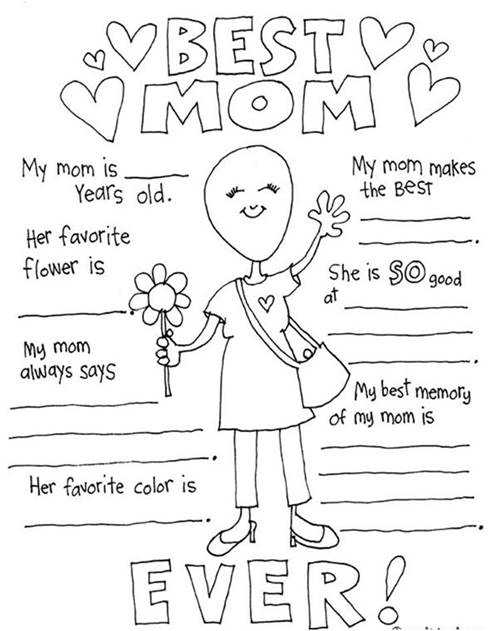 Happy Mothers Day Coloring Pages, Happy Mothers Day Drawing, Happy 500x631 Happy Mothers Day Coloring Pages, Happy Mothers Day Drawing, Happy