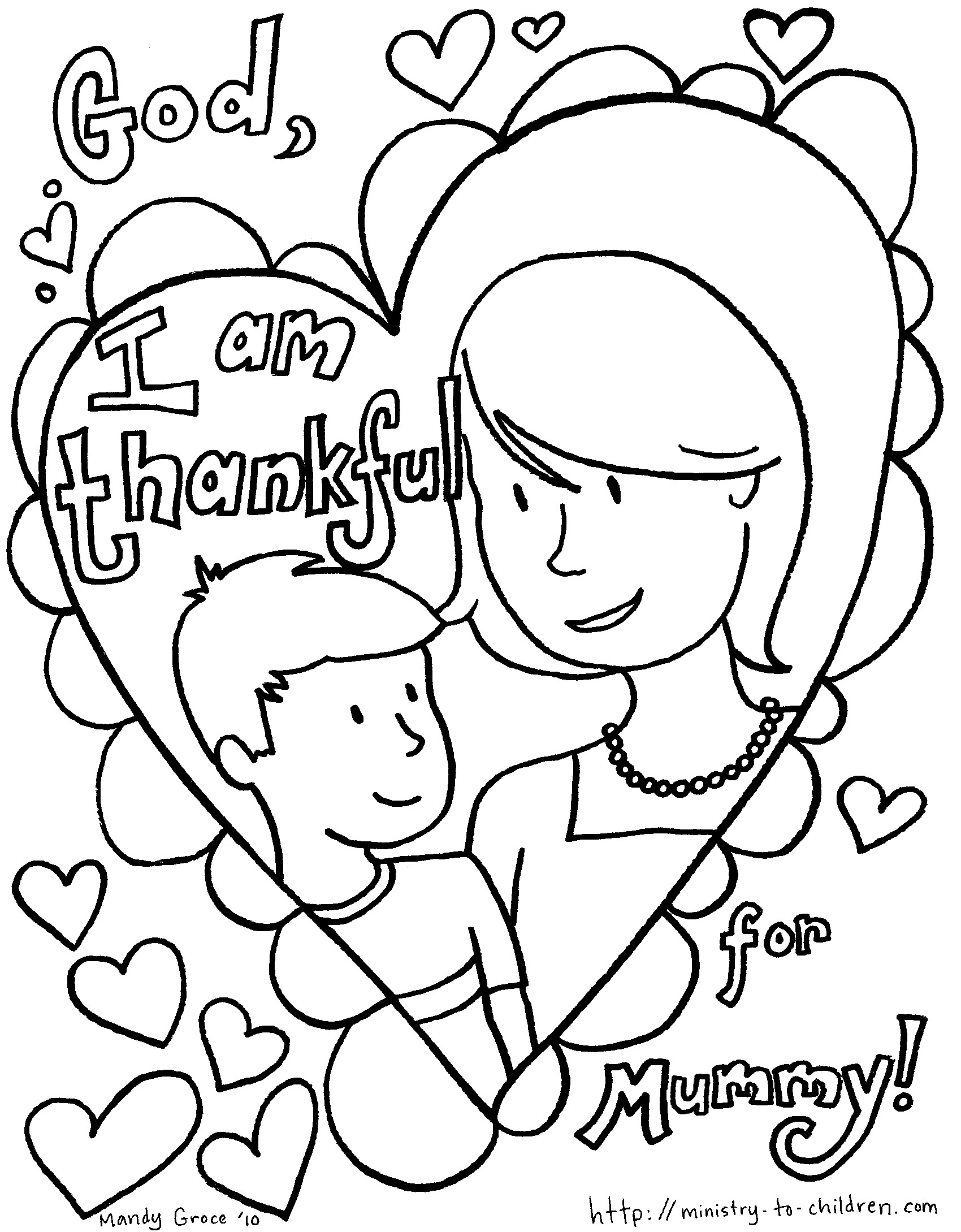 Christian Mother's Day Coloring Pages 1700x2179 Christian Mother's Day Coloring Pages