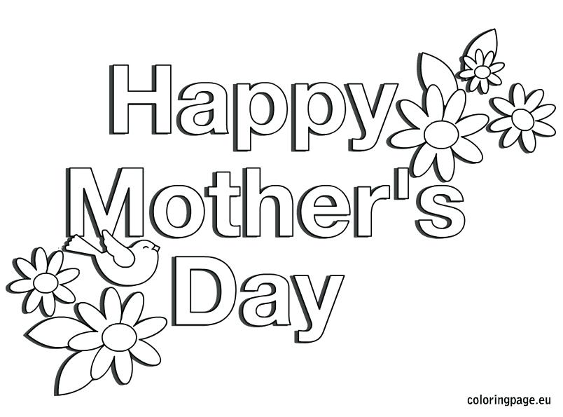 804x595 Mothers Day Coloring Pages