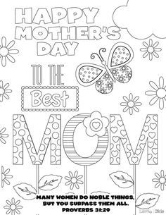 236x305 Celebrate Mother's Day With These Free Coloring Pages! Projects