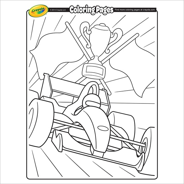 Motion Coloring Pages