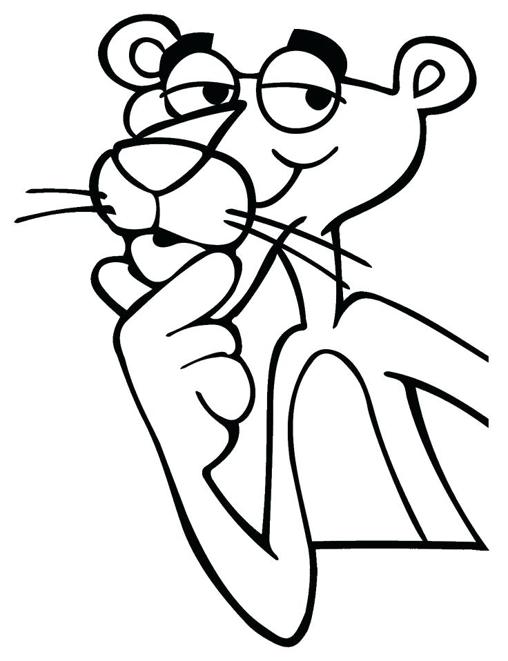736x958 Pink Panther Coloring Pages Pink The Pink Panthers Animation