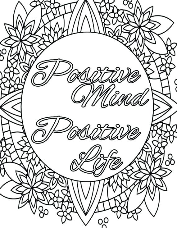 570x734 Inspirational Quotes Coloring Pages Also Quote Coloring Pages