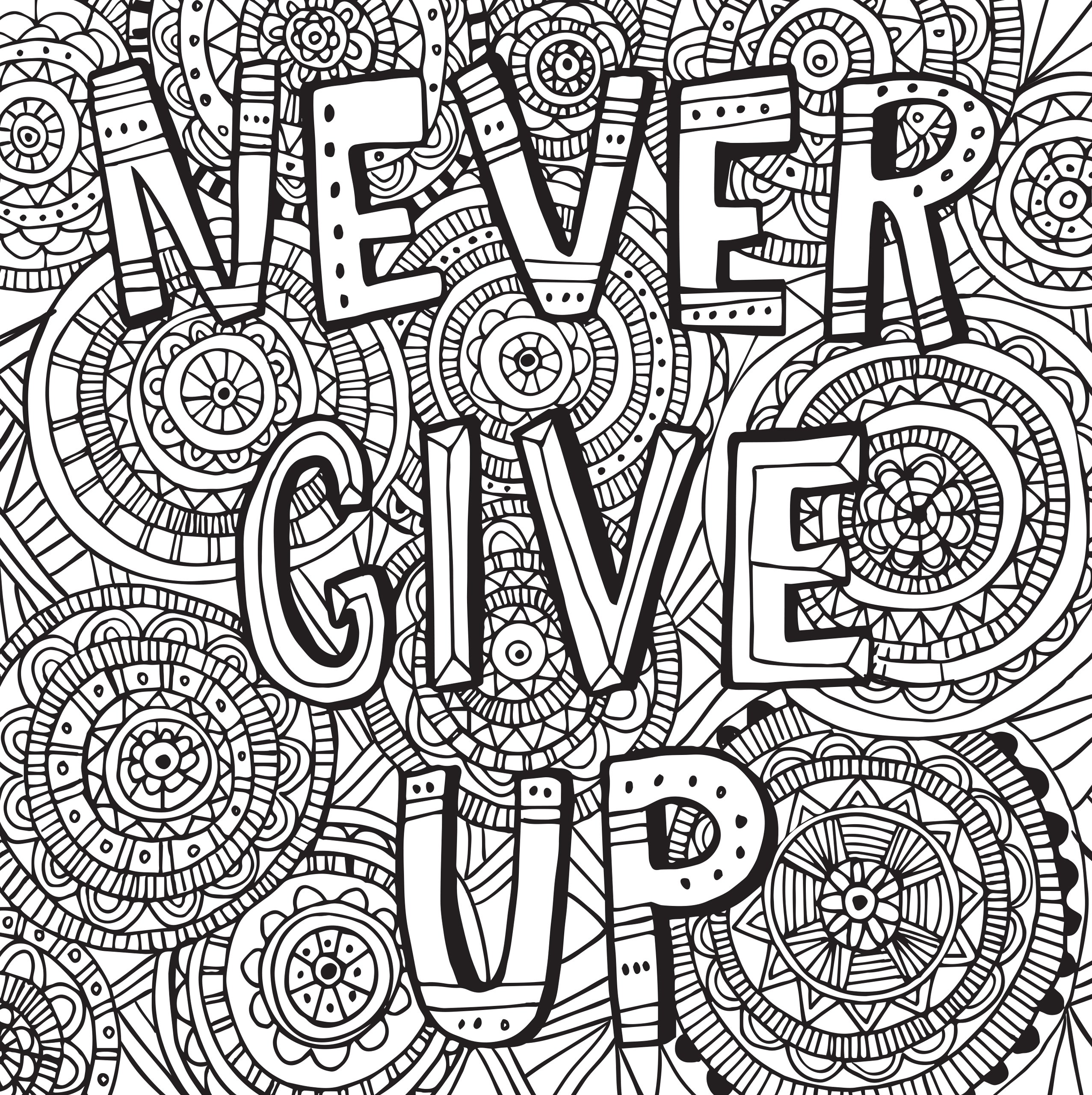 2553x2560 Limited Motivational Coloring Pages Joyful Ins