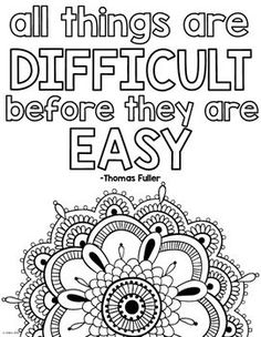 236x304 Quote Coloring Pages Doodle Art Alley Throughout Motivational