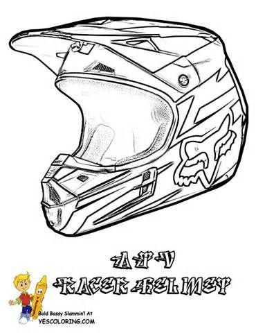 Dirt Bike Helmet Coloring Page Sketch Template Bike Life 370x480 Dirt Bike Helmet Coloring Page Sketch Template Bike Life