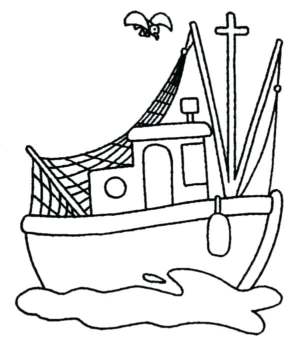 Colouring Pages Fishing Boats Kids Coloring Speed Boat Coloring 600x697 Colouring Pages Fishing Boats Kids Coloring Speed Boat Coloring