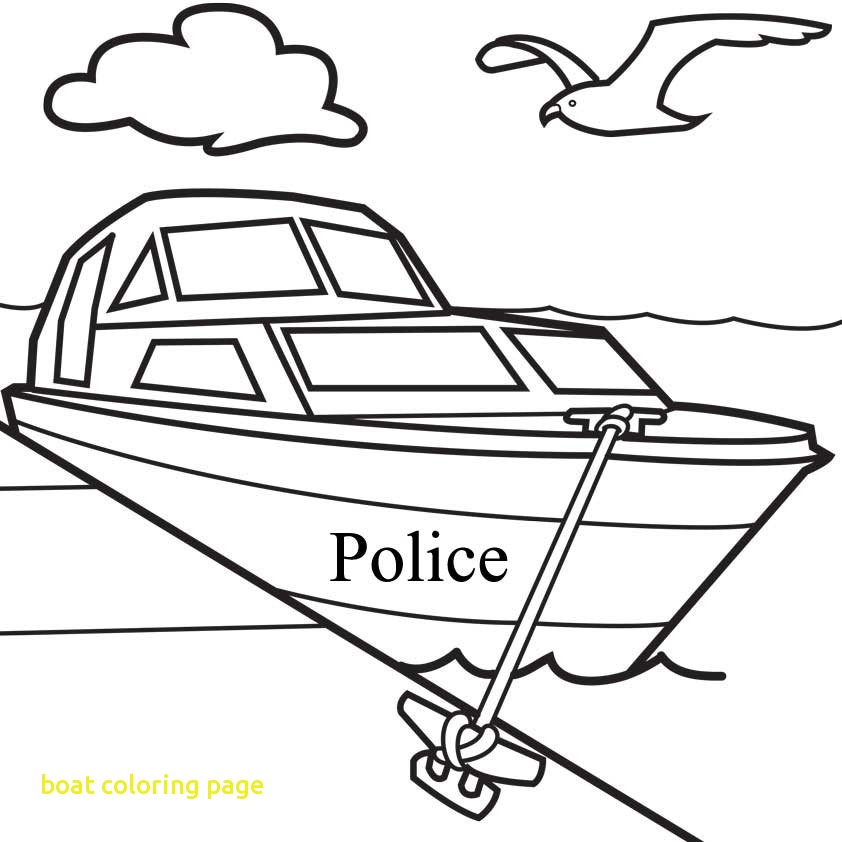 Boat Coloring Page With Motor Boat Coloring Pages 842x842 Boat Coloring Page With Motor Boat Coloring Pages