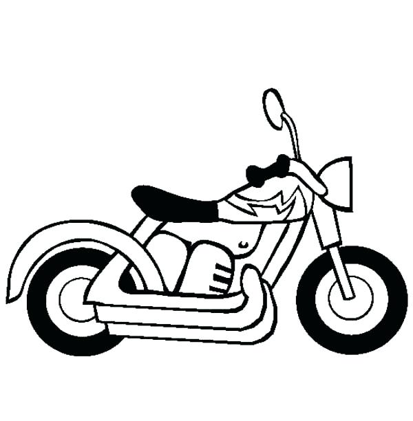 600x612 Coloring Pictures Of Motorcycles Motorcycle Coloring Pages