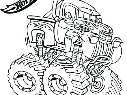 440x330 Printable Motorcycle Coloring Pages