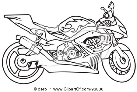 450x304 Cool Motorcycle Coloring Pages Free Printable
