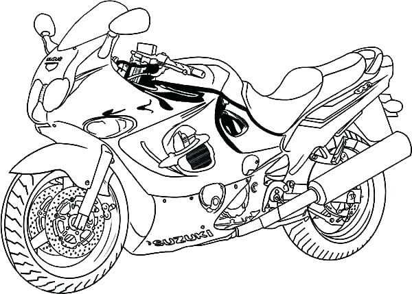 600x429 Four Wheeler Coloring Pages Motorcycle Coloring Pages 4 Wheeler