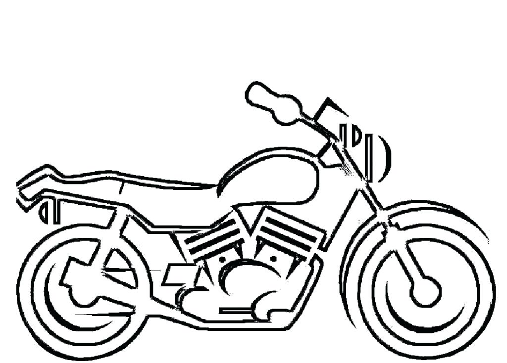 1024x734 Printable Motorcycle Coloring Pages For Kids Printable Motorcycle