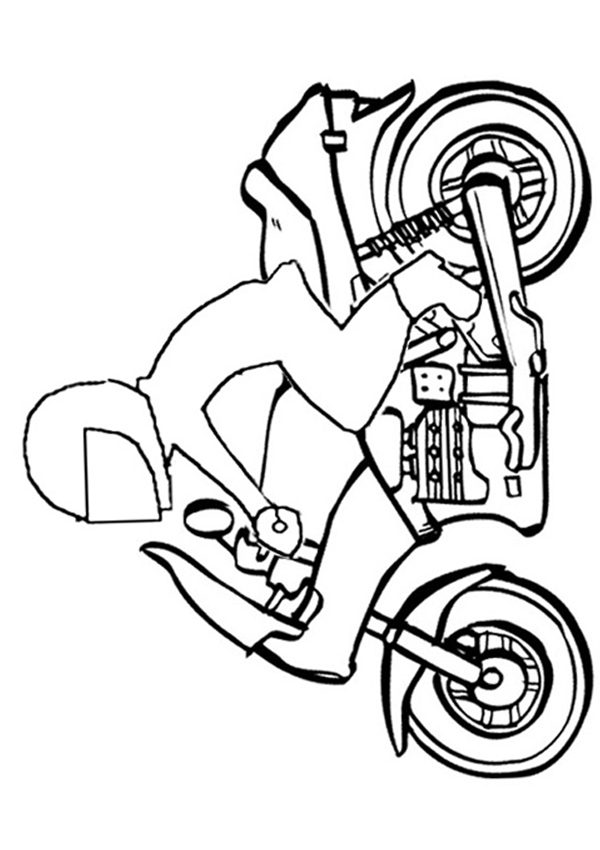 600x850 Free Online Motorbike Colouring Page Free, Digi Stamps And Kids