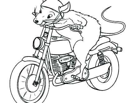 440x330 Free Printable Motorcycle Coloring Pages For Kids Motorcycle