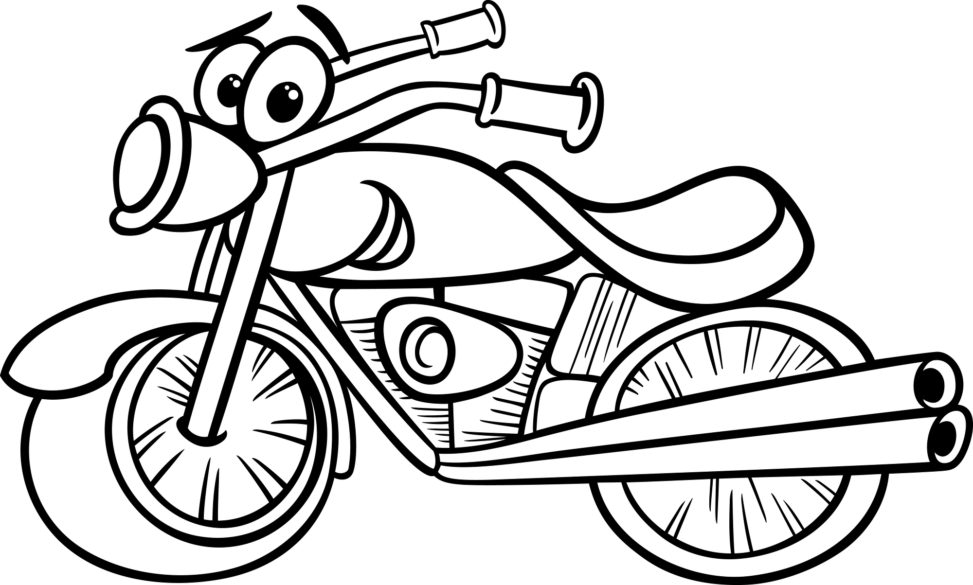 2000x1203 Good Motorcycle Coloring Pages 83 With Additional Coloring Pages