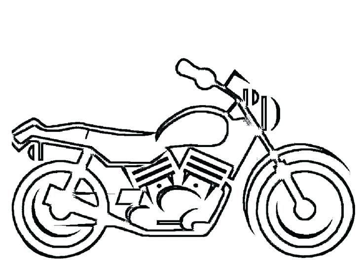 736x527 Motorcycle Coloring Pages Printable Motorcycle Colouring Page