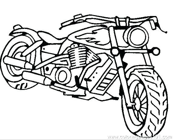 570x464 Bmx Bike Coloring Pages