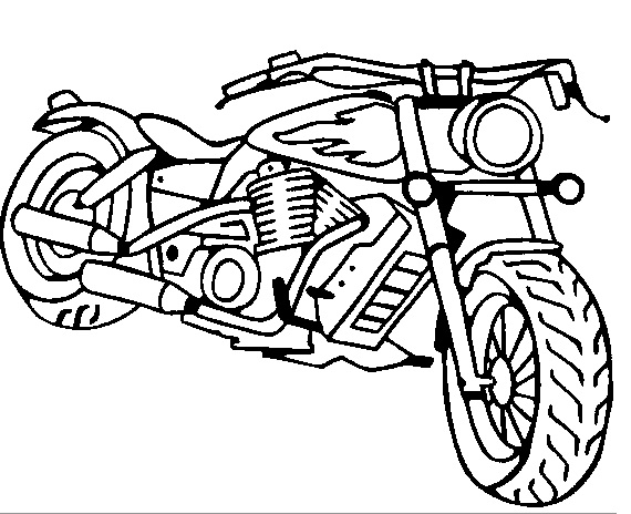 Motorcycle Coloring Pages 8 570x464 Motorcycle Coloring Pages 8