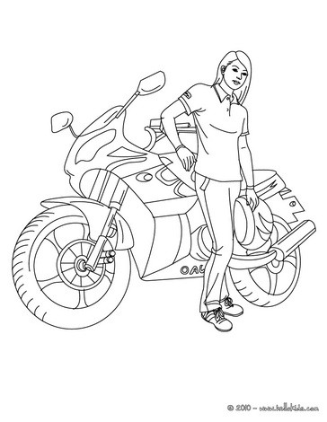 364x470 Harley Davidson Coloring Pages