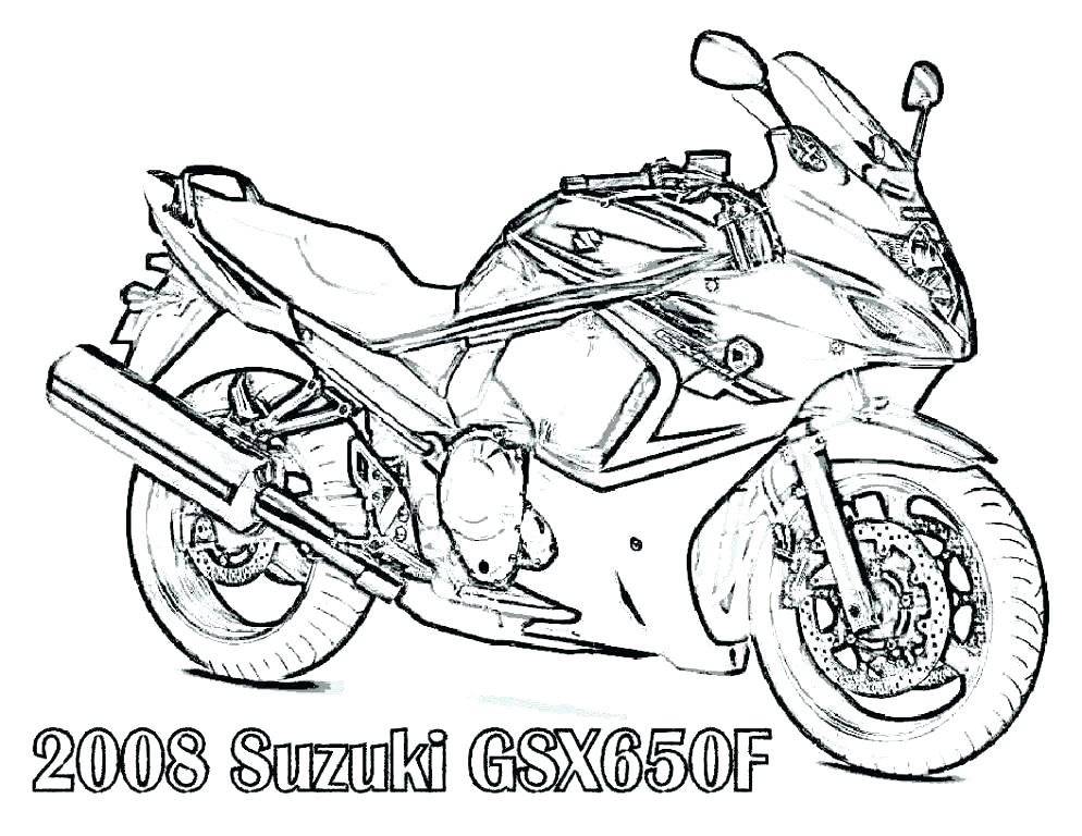 Motorcycle Coloring Pictures 994x768 Motorcycle Coloring Pictures