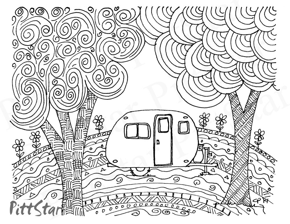 Instant Download Doodled Retro Vintage Whimsical Travel 1000x773 Instant Download Doodled Retro Vintage Whimsical Travel