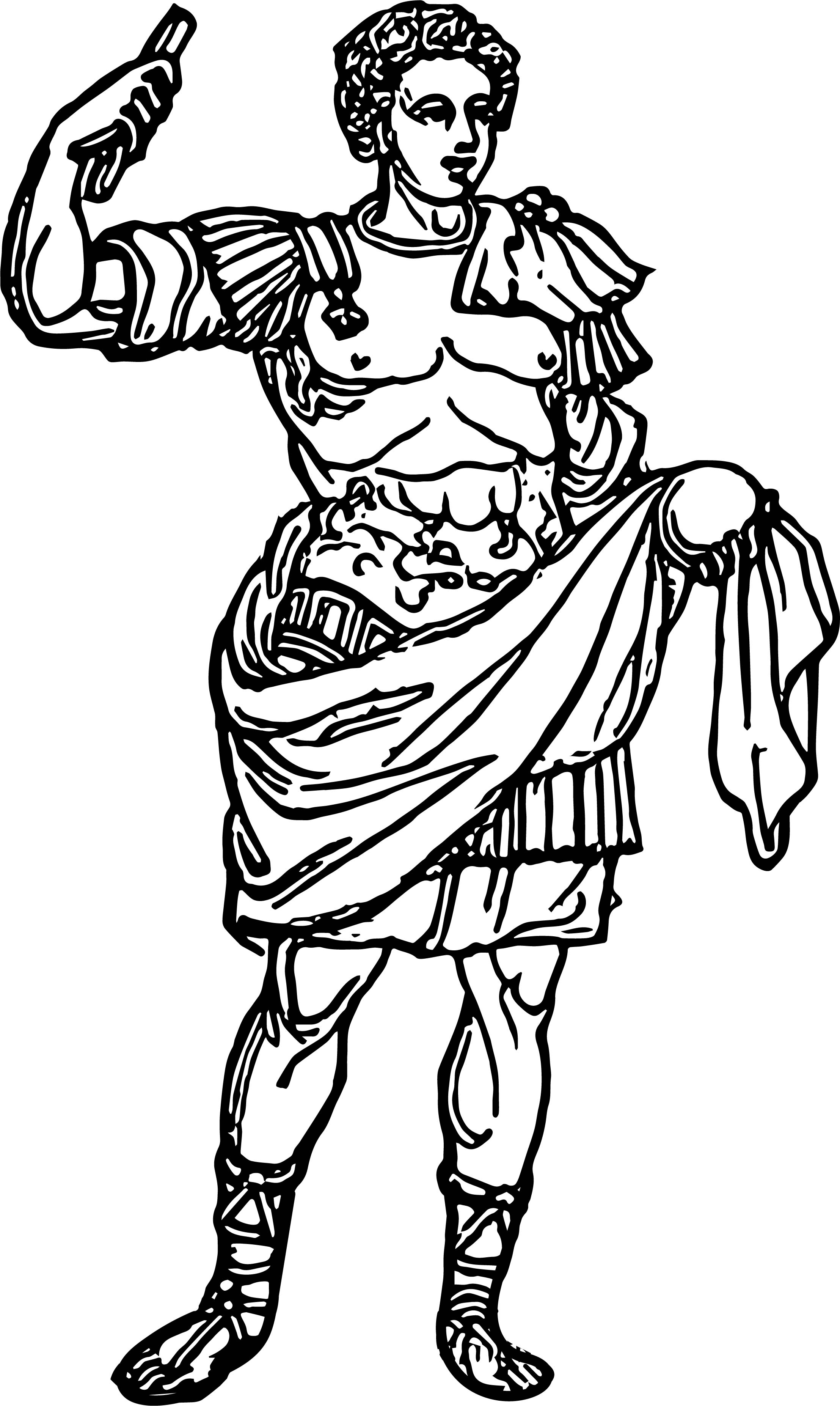 2215x3706 Roman Emperor Man Coloring Page Wecoloringpage
