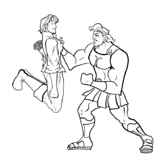230x230 Top 10 Free Printable Hercules Coloring Pages For Toddlers