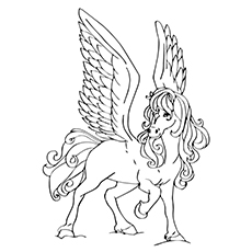 230x230 Top 10 Free Printable Pegasus Coloring Pages For Toddlers