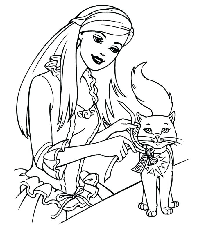 678x850 Barbie Printable Coloring Pages