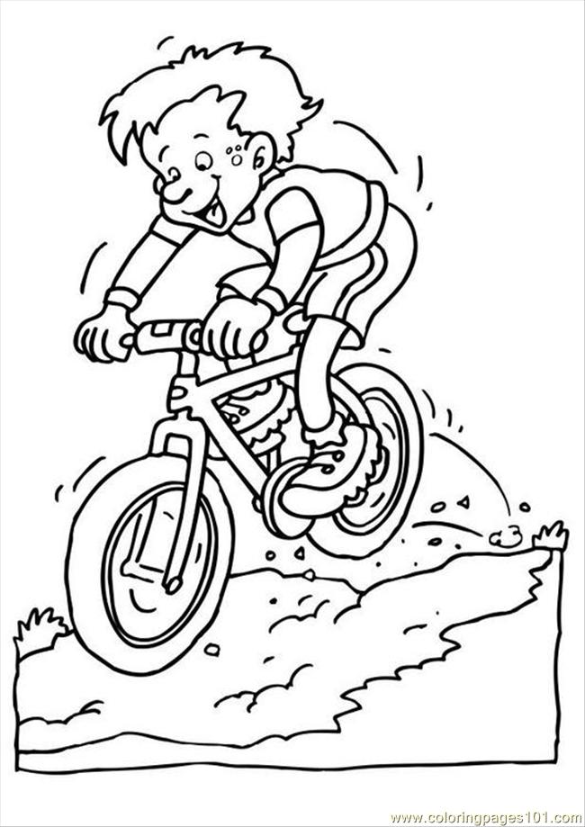 650x919 Es Photo Mountain Bike P Coloring Page