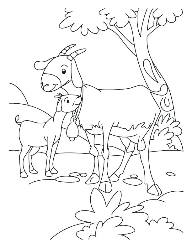 Goat Coloring Pages Three Billy Goats Gruff Coloring Pages Free 612x792 Goat Coloring Pages Three Billy Goats Gruff Coloring Pages Free