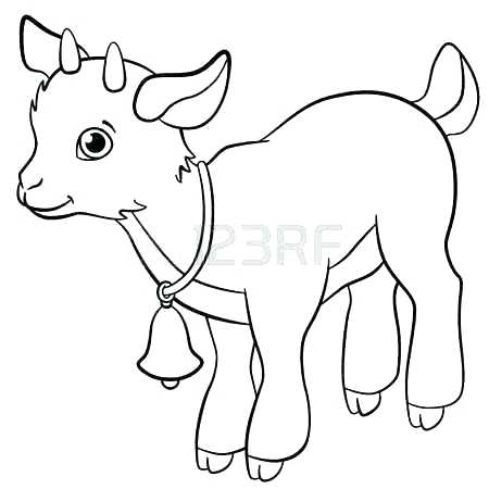 Coloring Pages Of Goats Picturesque Mountain Goat Coloring 450x450 Coloring Pages Of Goats Picturesque Mountain Goat Coloring