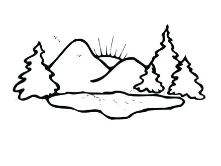 440x330 Mountain Coloring Pages Coloring Pages Of Mountains Mountain