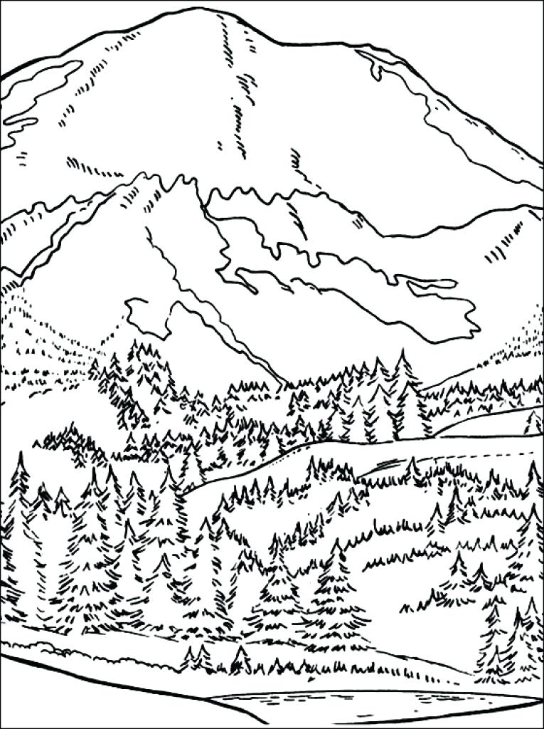 Mountains Coloring Page Mountain Coloring Page Coloring Pages Art 765x1024 Mountains Coloring Page Mountain Coloring Page Coloring Pages Art