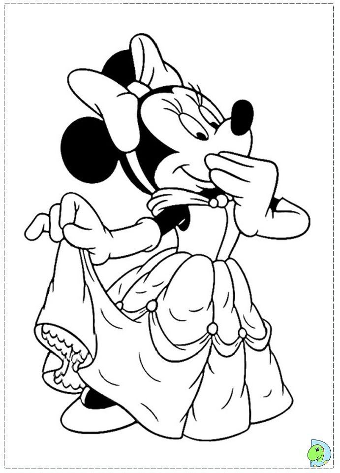 691x960 Minnie Mouse Pictures To Color And Print Minnie Mouse Coloring