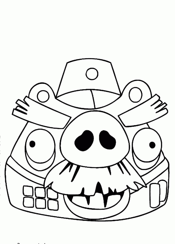 Moustache Coloring Page