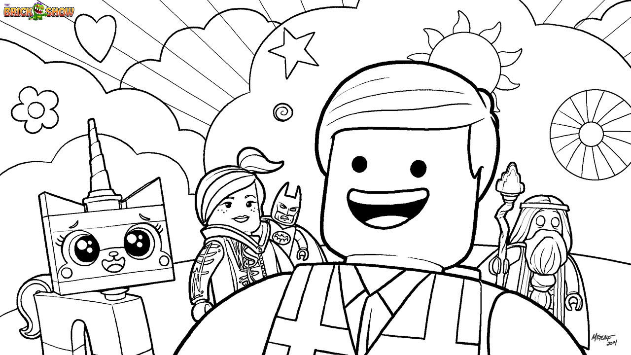 1280x720 Good Lego Movie Coloring Pages 87 On Free Colouring Pages
