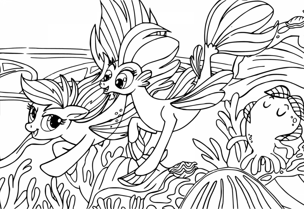 1024x704 Printable My Little Pony The Movie 2017 Coloring Pages