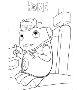 260x300 Home Movie Characters Coloring Pages Playing Learning