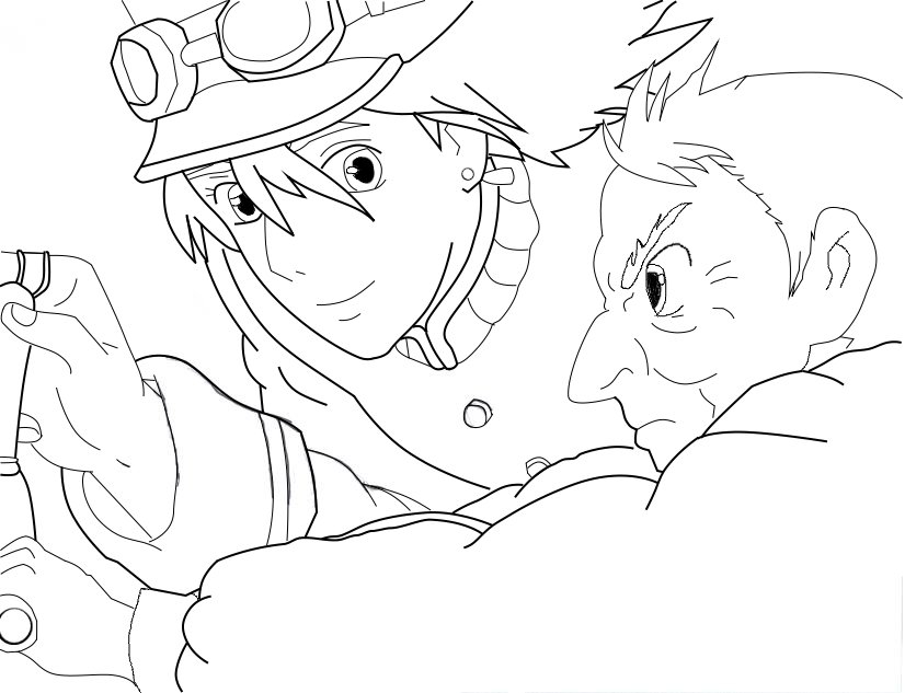 826x633 Howl's Moving Castle Coloring Page Coloring Pages For Kids