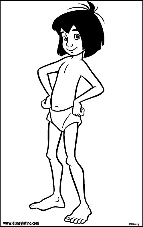Mowgli Coloring Pages